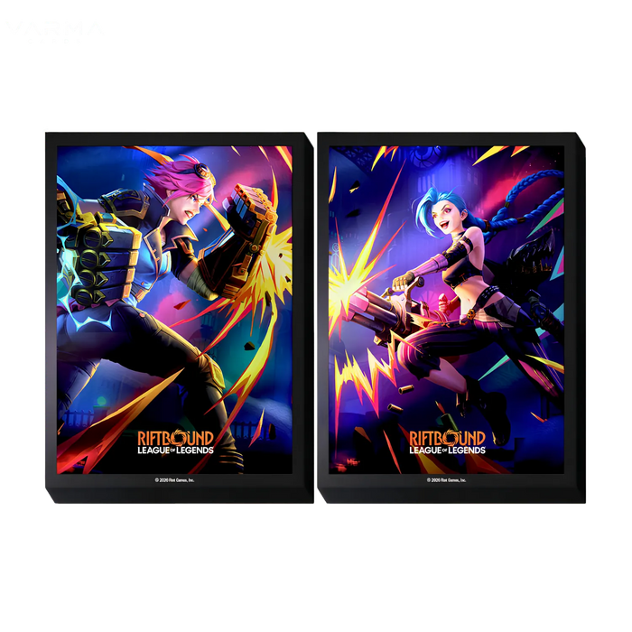 Riftbound: League of Legends - Vendetta Art Sleeves Vi vs Jinx