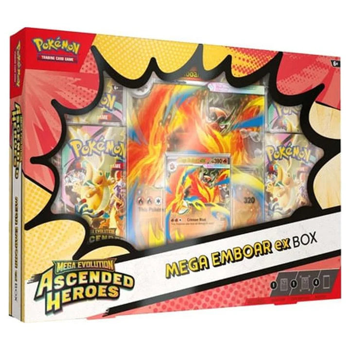Pokémon TCG: Mega Evolution Ascended Heroes - Mega Emboar ex Box