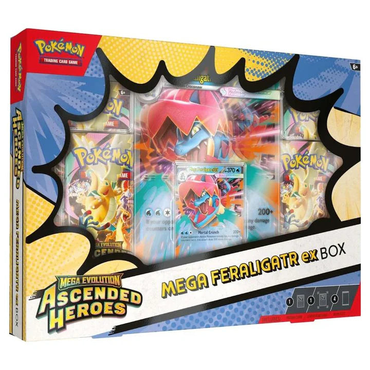 Pokémon TCG: Mega Evolution Ascended Heroes - Mega Feraligatr ex Box
