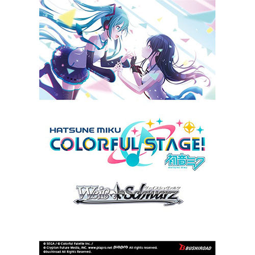 Weiss Schwarz - Hatsune Miku : Scène colorée ! Booster