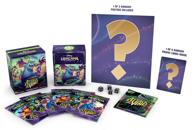 Lorcana Attack of the Vine Pre Release July 19th
