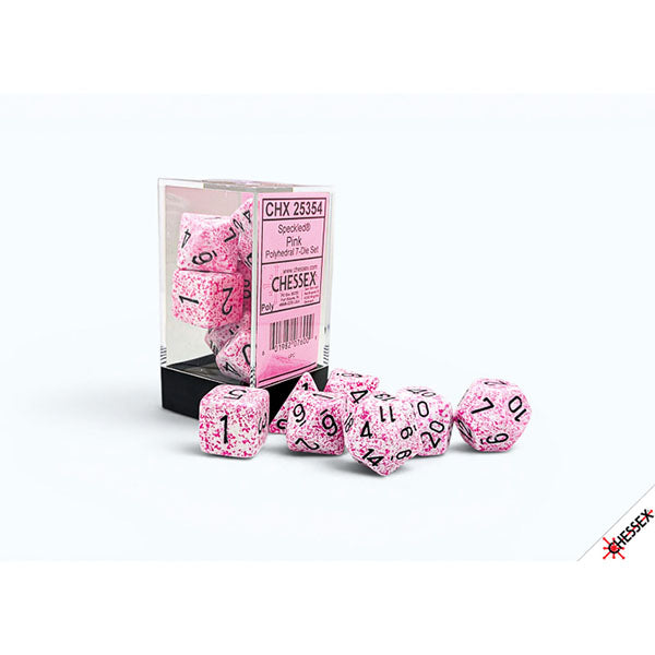 Chessex - Speckled Polyhedral 7-Die Set - Pink