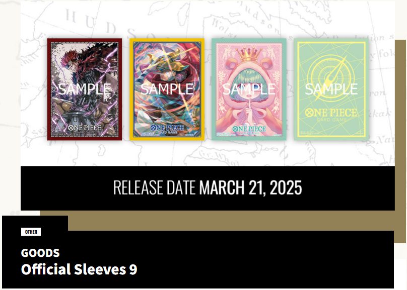 Pochette de jeu de cartes One Piece série 6