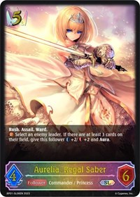 Aurelia, Regal Saber