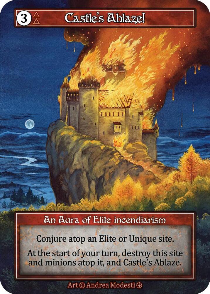 Castle's Ablaze!