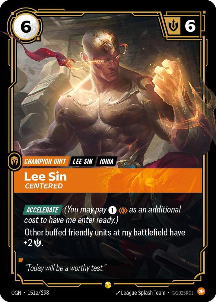 Lee Sin - Centered