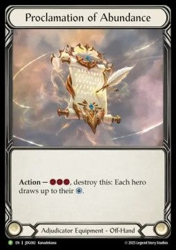 Proclamation of Abundance