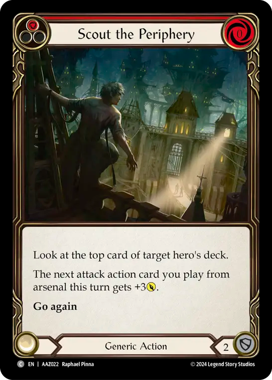 Scoutez la périphérie (rouge)