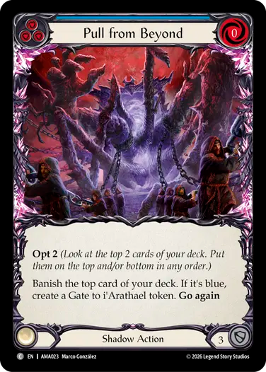 Pull from Beyond (Blue)