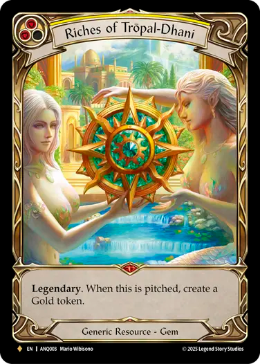 Les richesses de Tropal-Dhani