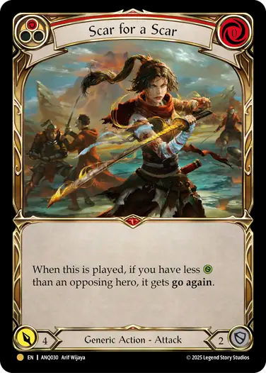 Scar for a Scar (Red)