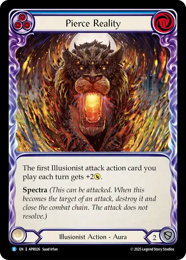 ピアスリアリティ(ブルー)