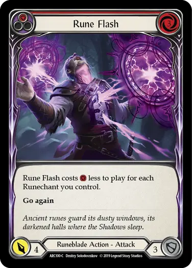 Flash runique (rouge)