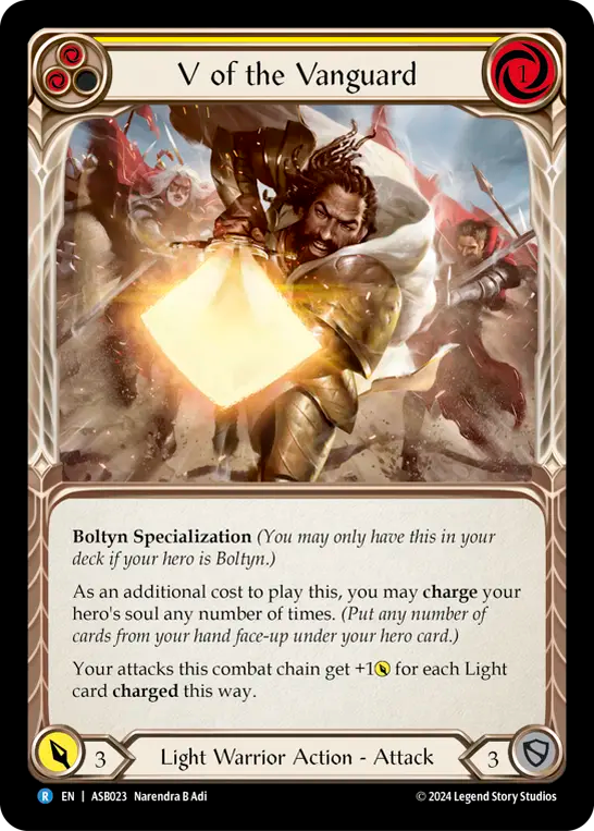 V de l'Avant-garde (Jaune)