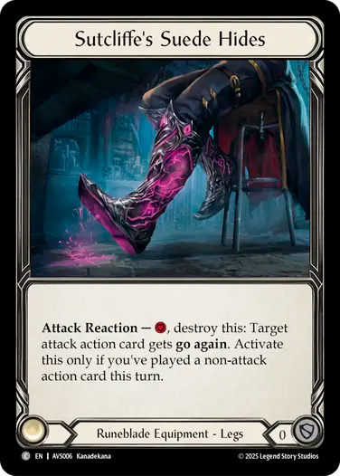 Peaux en daim de Sutcliffe