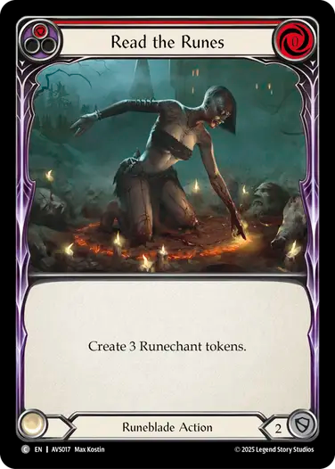 Lire les runes (rouge)