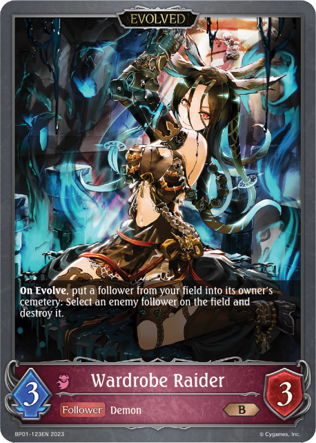 ワードローブレイダー(進化)