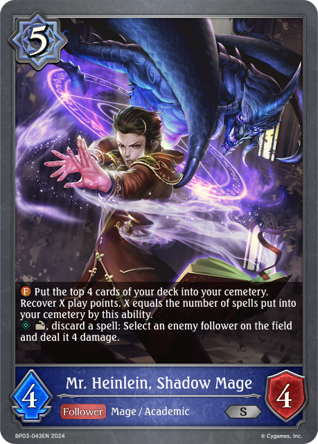 Mr. Heinlein, Shadow Mage