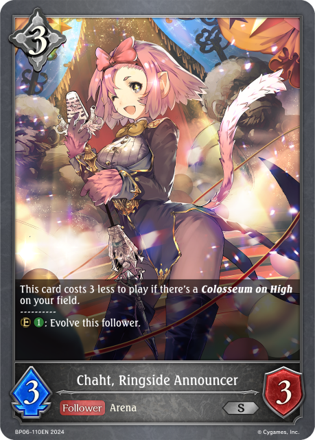 リングサイドアナウンサー、チャット