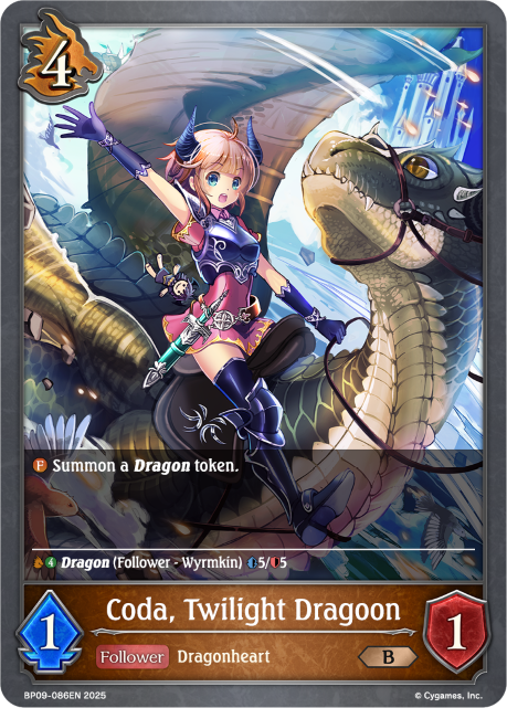 Coda, Twilight Dragoon