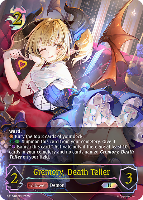 Gremory, Death Teller