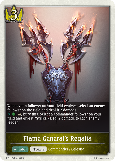 Flame General's Regalia