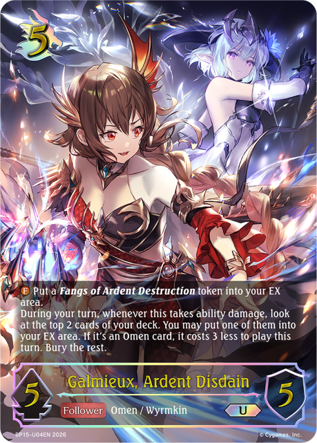 Galmieux, Ardent Disdain