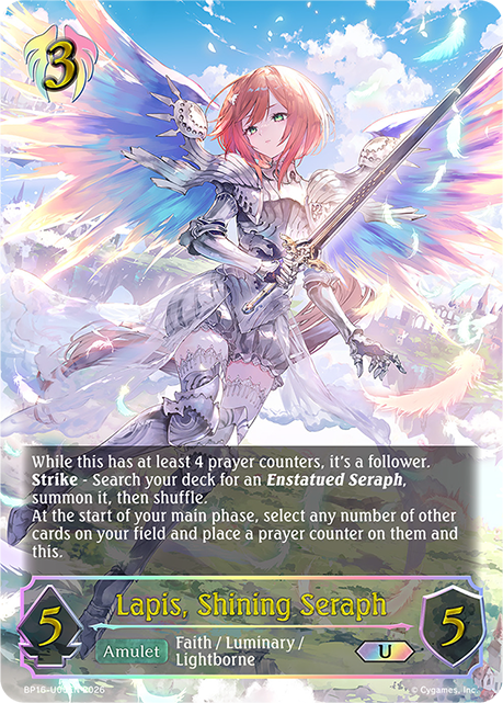 Lapis, Shining Seraph