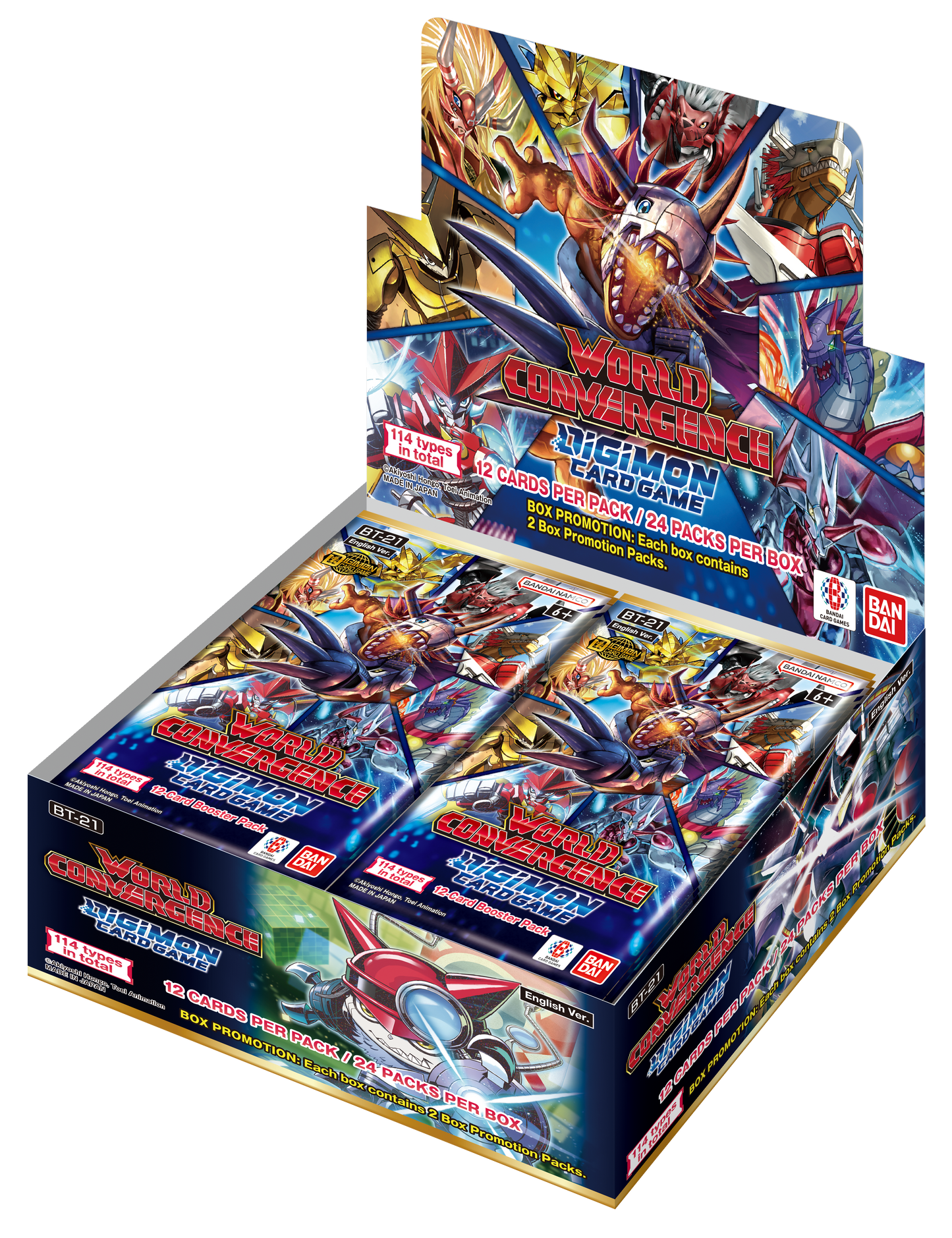 Jeu de cartes Digimon BT21 Convergence mondiale