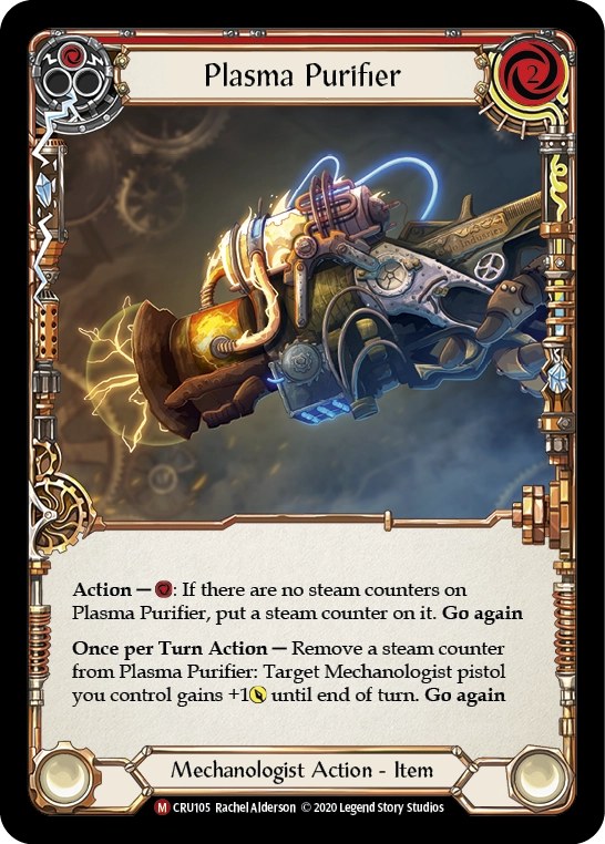 Purificateur de plasma (rouge)