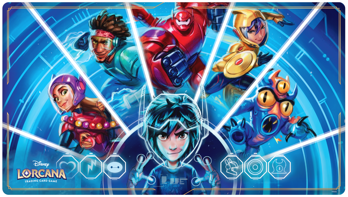 Disney Lorcana : Tapis de jeu Nous pourrions être des immortels L'île d'Archazia