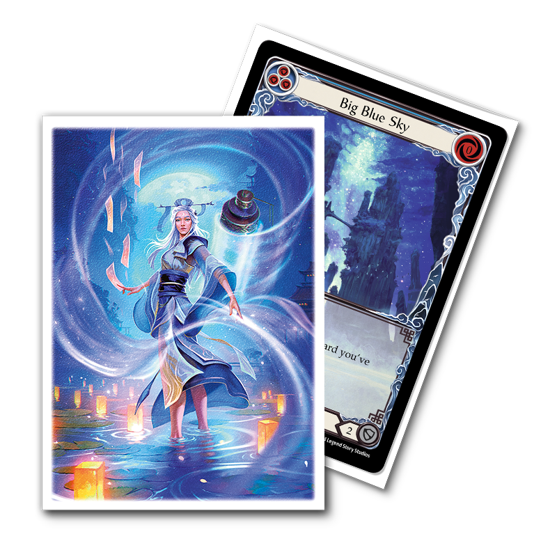 Dragon Shield Standard Size Matte Art Sleeve - Enigma includes Big Blue Sky