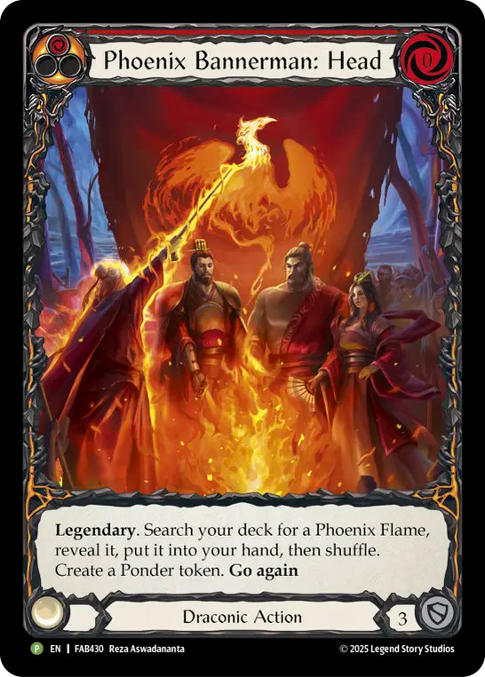 Phoenix Bannerman Head (Red)