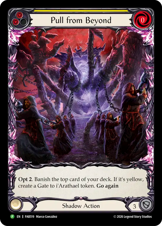 Pull from Beyond (Yellow)