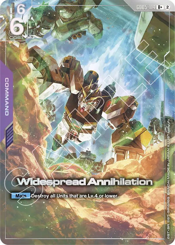 Widespread Annihilation GD05-114