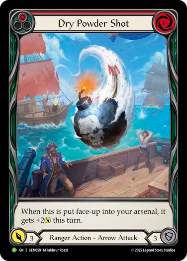 Tir de poudre sèche