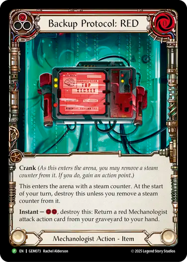 Backup Protocol: RED (Red)