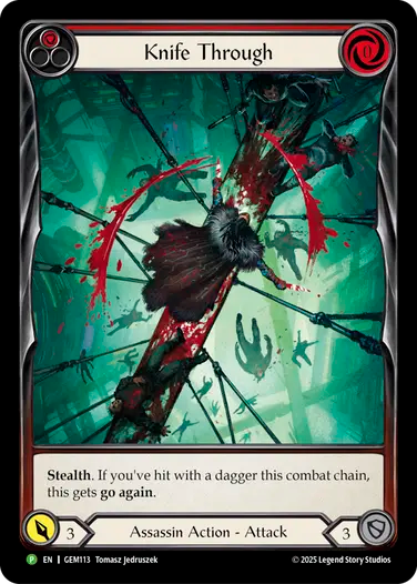 Knife Through (Red)