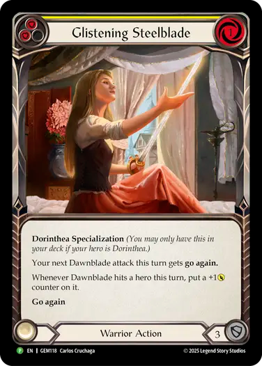 Glistening Steelblade (Yellow)