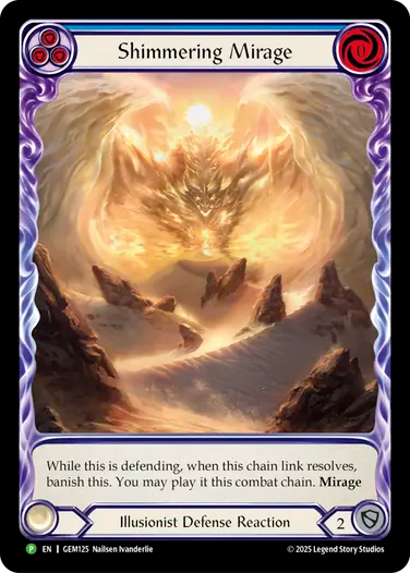 Shimmering Mirage (Blue)