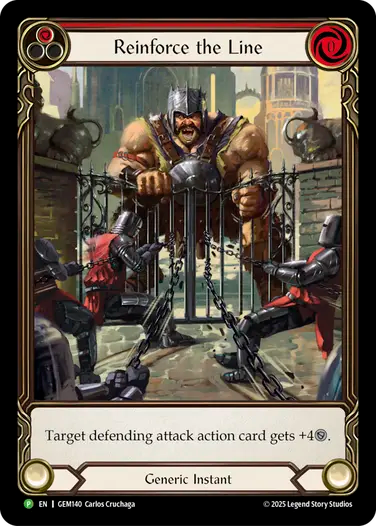 Reinforce the Line (Red)