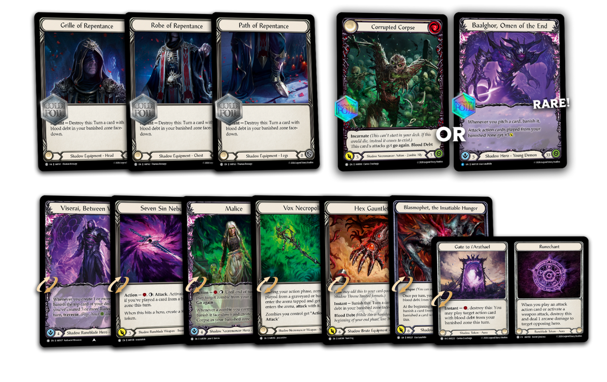 Flesh and Blood Usurp the Shadow Throne Pre Release Kit
