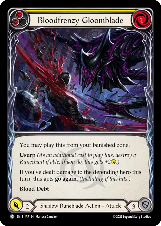 Bloodfrenzy Gloomblade (Yellow)