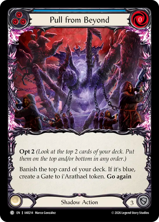 Pull from Beyond (Blue)