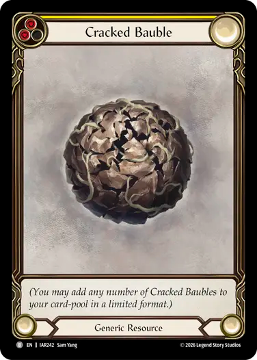 Cracked Bauble (Yellow)