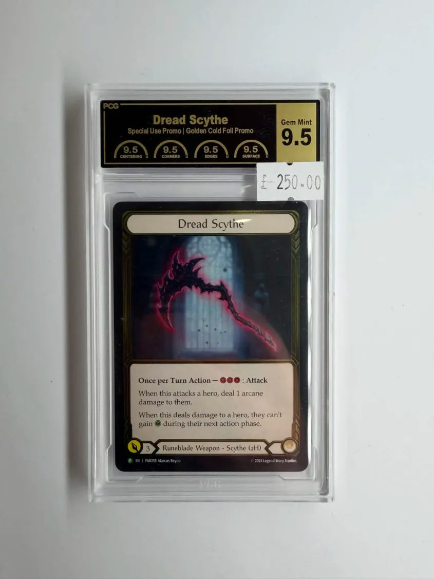 FAB Slab - Dread Scythe Gold Cold Foil PCG 9.5
