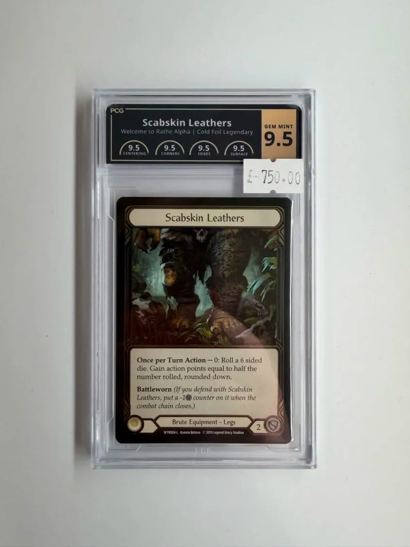 FAB Slab - Scabskin Leathers Cold Foil PCG 9.5