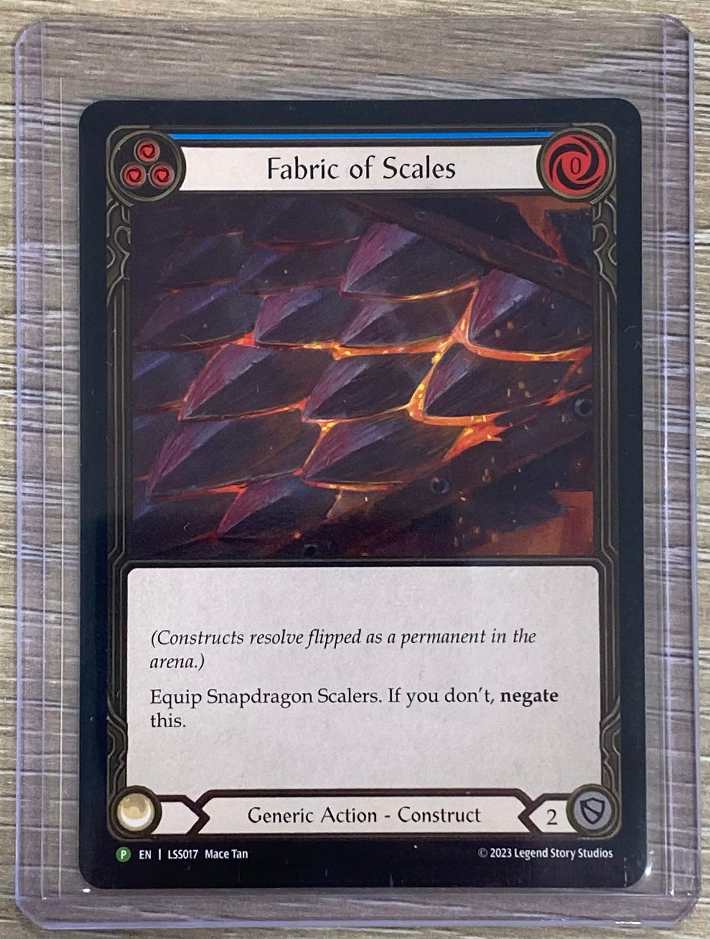 FAB Slab - Fabric of Scales // Snapdragon Scalers (Cold Foil)