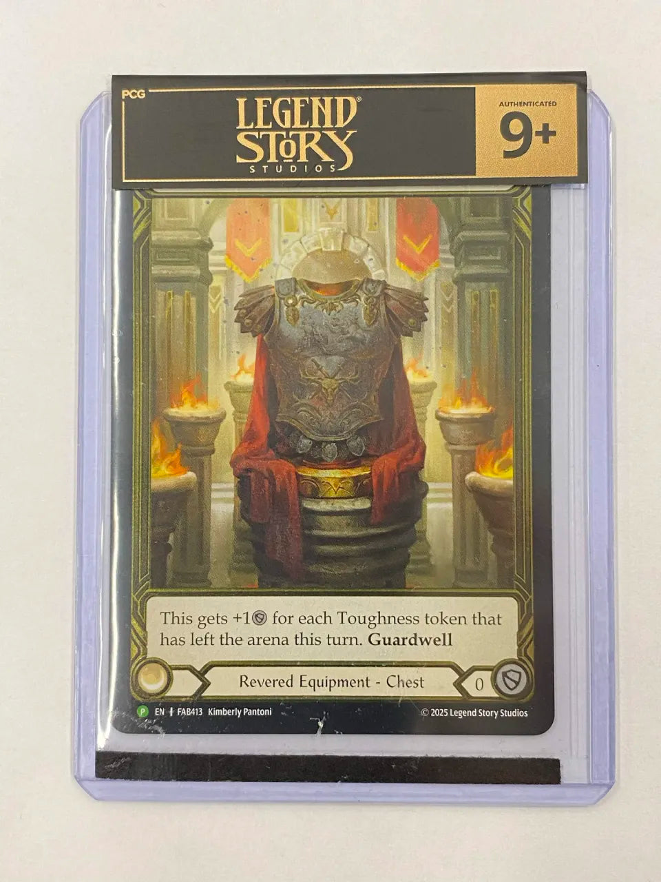 FAB Slab - Glory Plate Gold Cold Foil Toploader