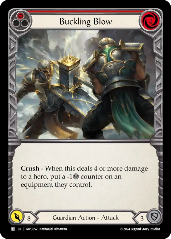 Coup de flambage (rouge)